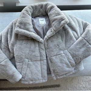 A&F Mini Faux puffer